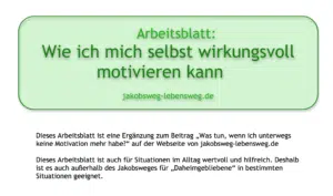 Arbeitsblatt-Motivation