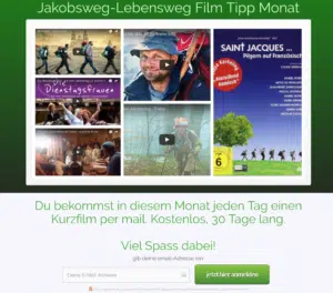 Buen Camino Club Filmtipp-Anmeldung
