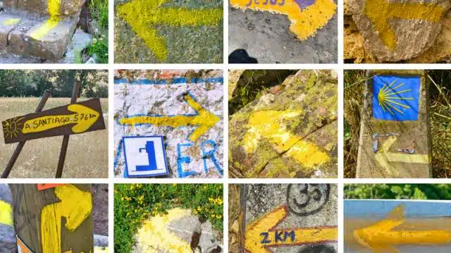 Warum sind die Pfeile gelb?