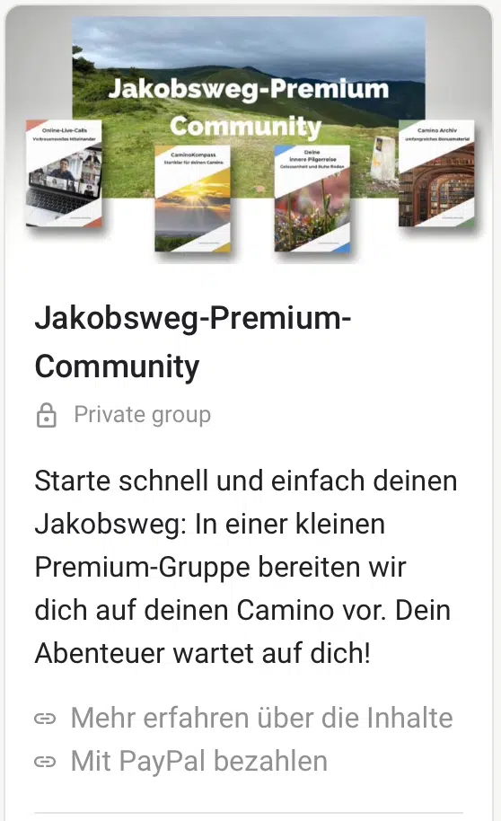 skool Community Jakobsweg Premium