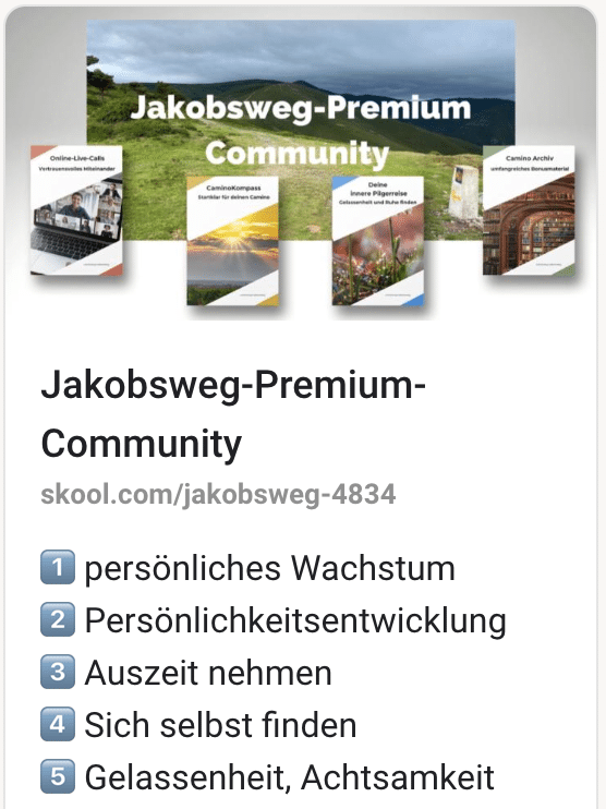 Jakobsweg Premium Community