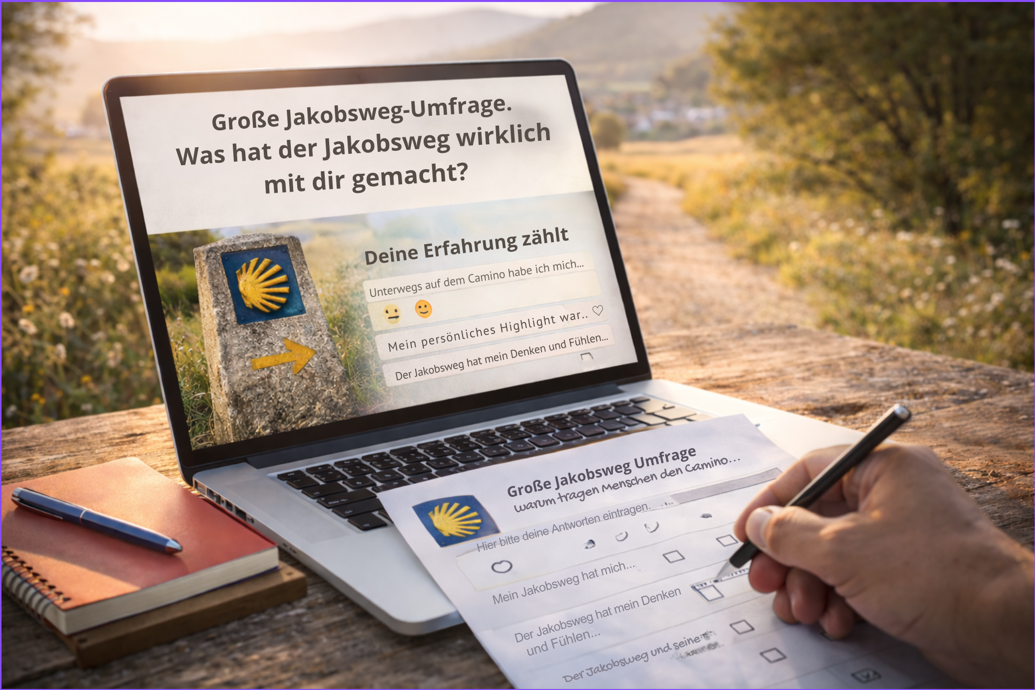 große Jakobsweg Umfrage