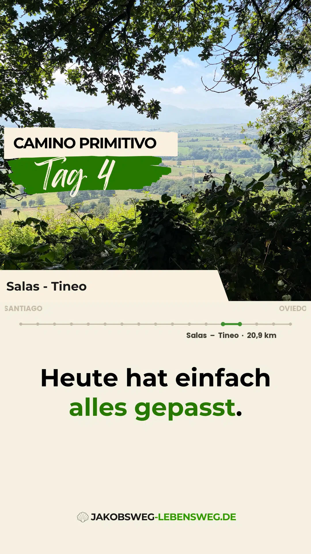 Camino Primitivo Tag 4 alles passt Camino Primitivo Tag 4 alles passt