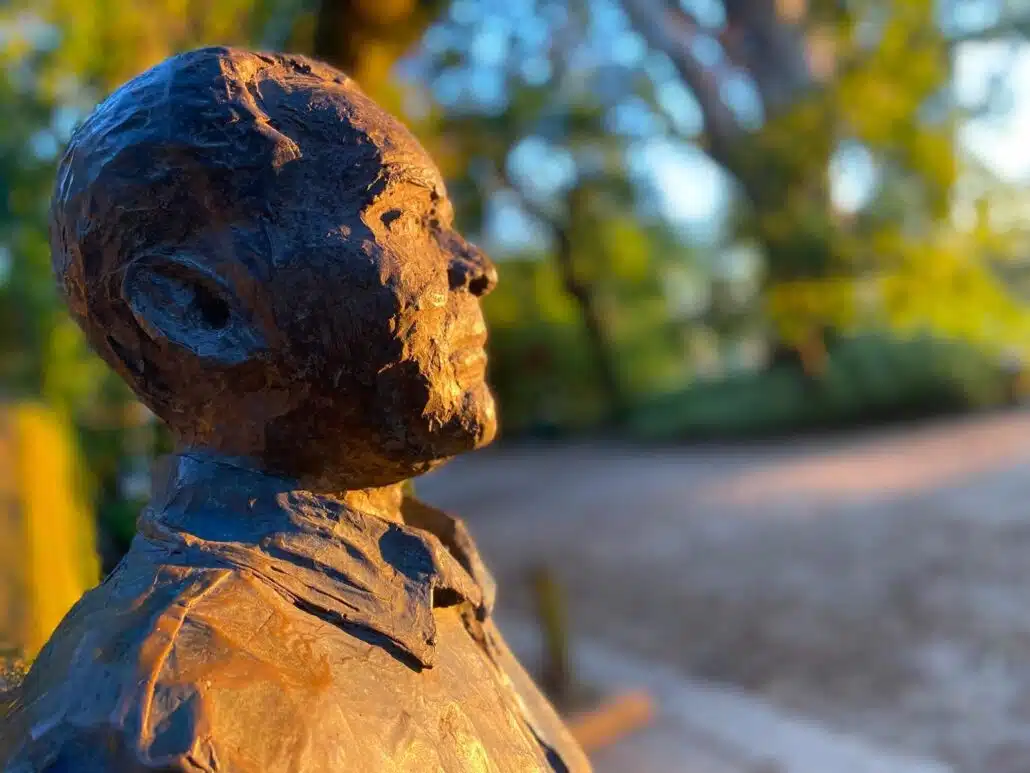 Statue Frederico Garcia Lorca Alameda Park