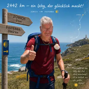 Beat Gassmann Jakobsweg abbrechen ist keine option